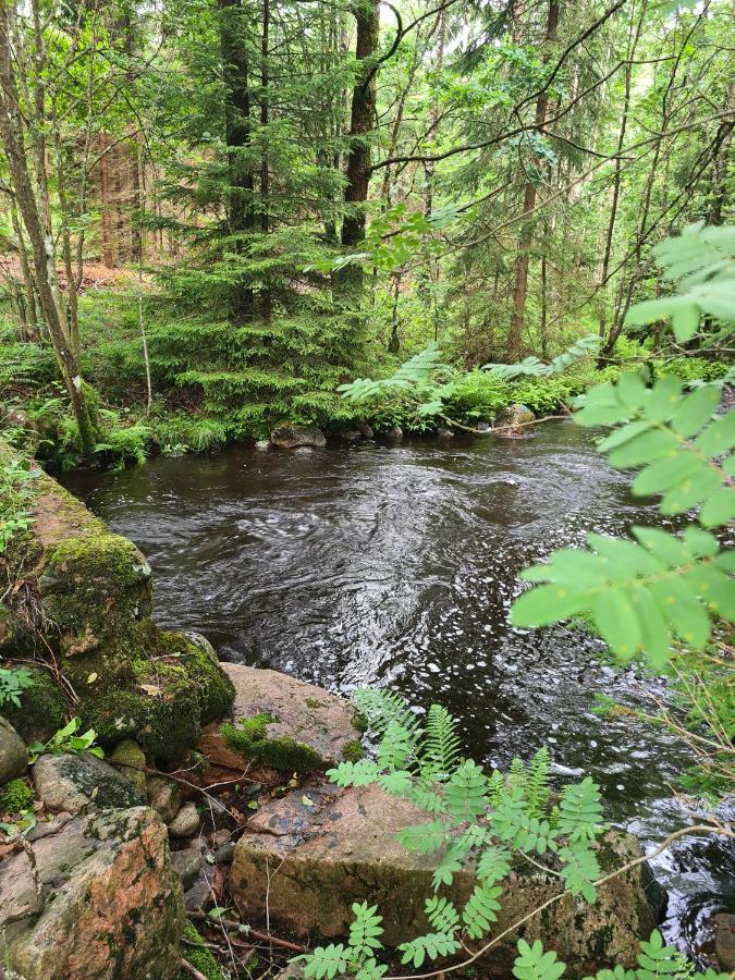 Stuga I Naturen Simlångsdalen Kültér fotó